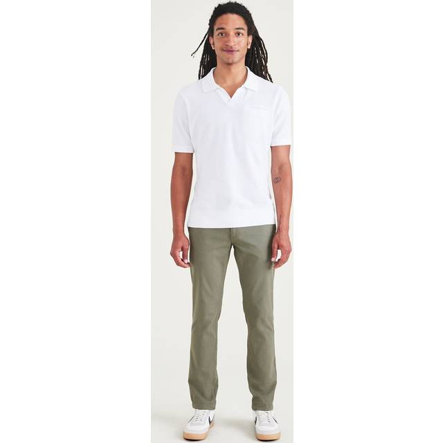 California Khaki Skinny Trousers - Green - W34 L34