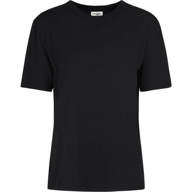 Saint Laurent Oversized cotton T-shirt - black (UK 6)