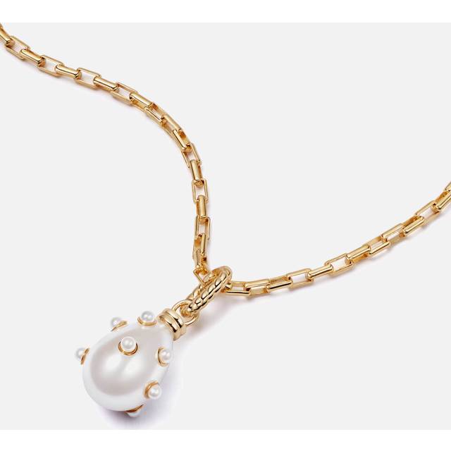 Daisy London Daisy x Shrimps Egg Pearl Pendant Necklace, Gold