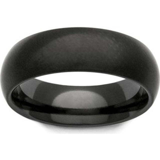 GETi Black Zirconium Matte Curved 5mm Ring - black