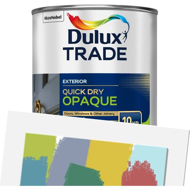Dulux Trade - Weathershield Quick Dry Opaque Satin 1L