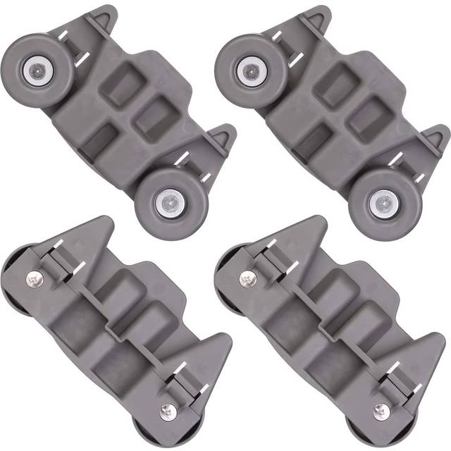 Upgraded W10195416V W10195416 Dishwasher Wheels Lower Rack for Kitchenaid Dishwasher Rack Wheels Whirlpool Maytag Kenmore Dishwasher Rack Parts AP5983