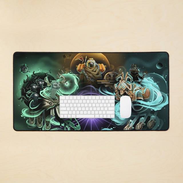 Desk Mat Outer wilds Saga of the eye Large Gaming Mouse Pad 35x16 inch