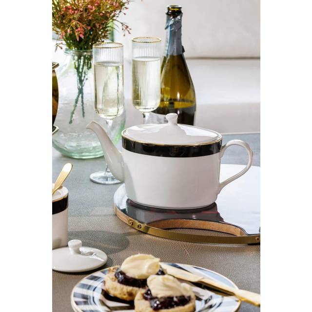 Mikasa Luxe Deco China Teapot - One Colour