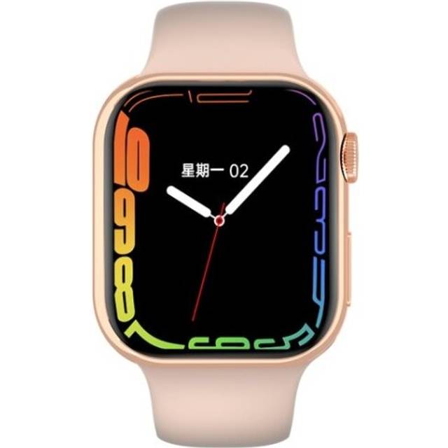 (Pink) Smart Watch Women Series Bluetooth Call Heart Rate Blood Pressure Smartwatch