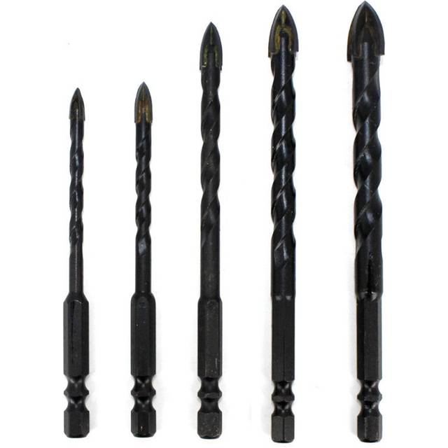 (12mm) 5-12mm 4 Flutes Triangle Overlord Drill Hole Saw Cutter Electric For Tile Concrete Glass Marble