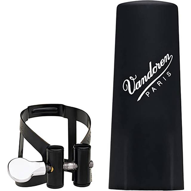 Vandoren M/O Alto Clarinet Ligature Black with Plastic Cap