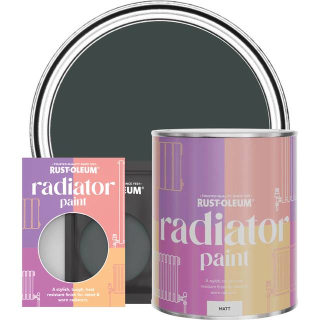 Rust-Oleum Radiator Paint, Matt Finish - Black Sand - 10ml
