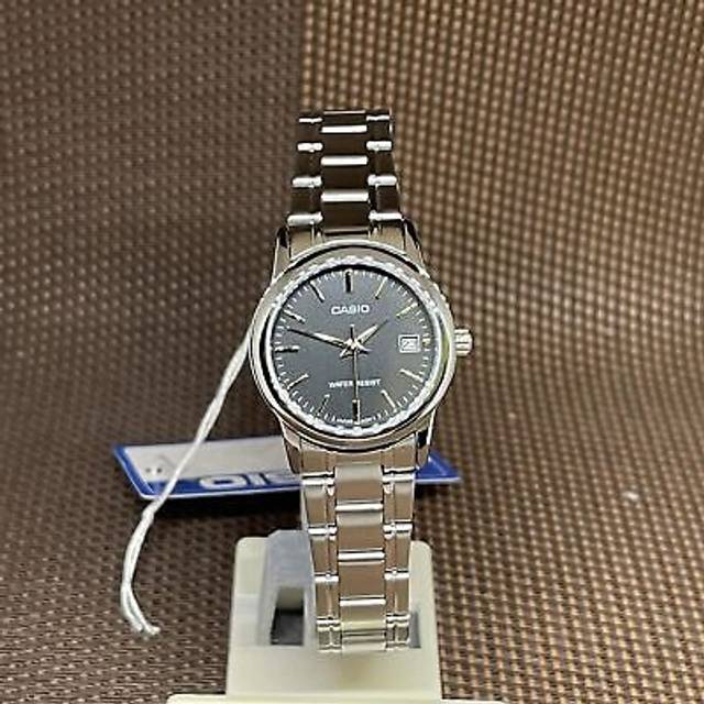Casio Ltp V002d 1audf  Ltp V002d 1a  Analog Sat Student Female Metal Watch LTP-V002D-1AUDF
