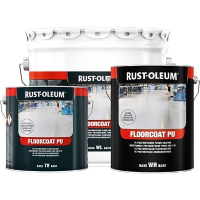 Rust-Oleum 7200 Floorcoat PU - RAL 7035 Light Grey - Satin - 5 Litres