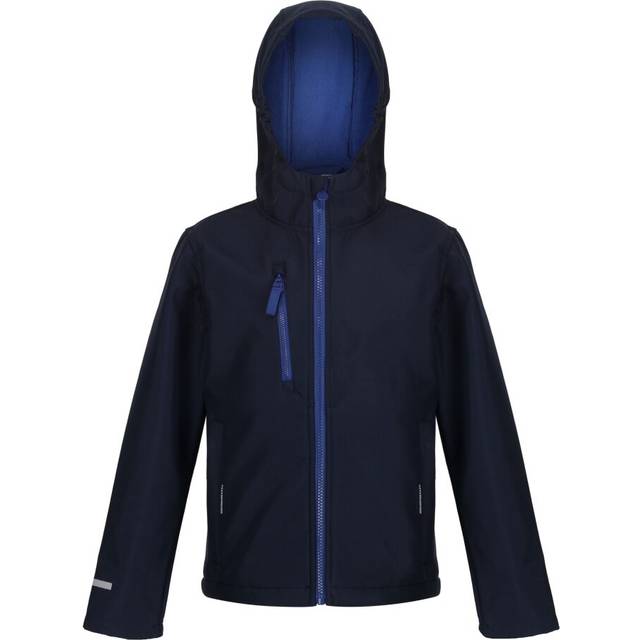 (11-12 Years, Navy/New Royal) Regatta Childrens/Kids Ablaze 3 Layer Soft Shell Jacket