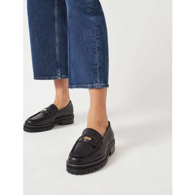 Radley London Black Thistle Grove Chunky Penny Loafers