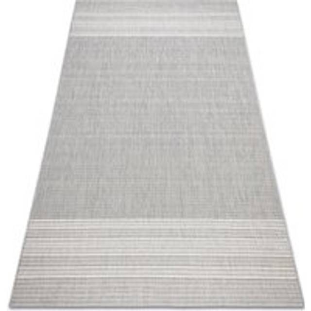 Rugsx - Carpet sisal flat Herringbone Chevron 48829637 grey grey 80x150 cm