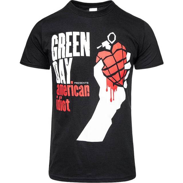 (2XL, Black) Green Day Unisex Adult American Idiot T-Shirt