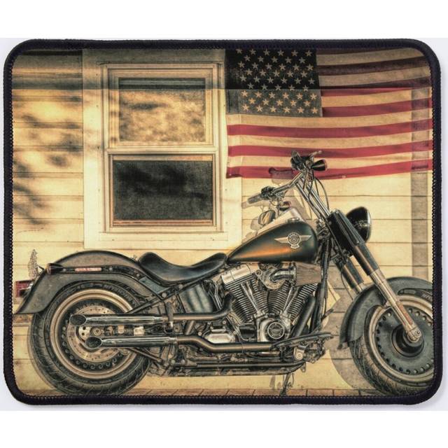 Mouse Pad Harley Davidson Fat Boy 11.8 x 9.8 inch Computer Mat Gaming Office Mousepad