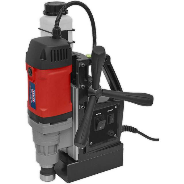 35mm Magnetic Drilling Machine - 10mm Twist Drill Chuck - Safety Strap - 230V