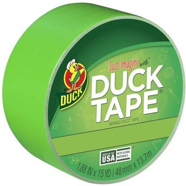 Duck Brand 1.88 in. x 15 yd. Lime Green Colored Duct Tape