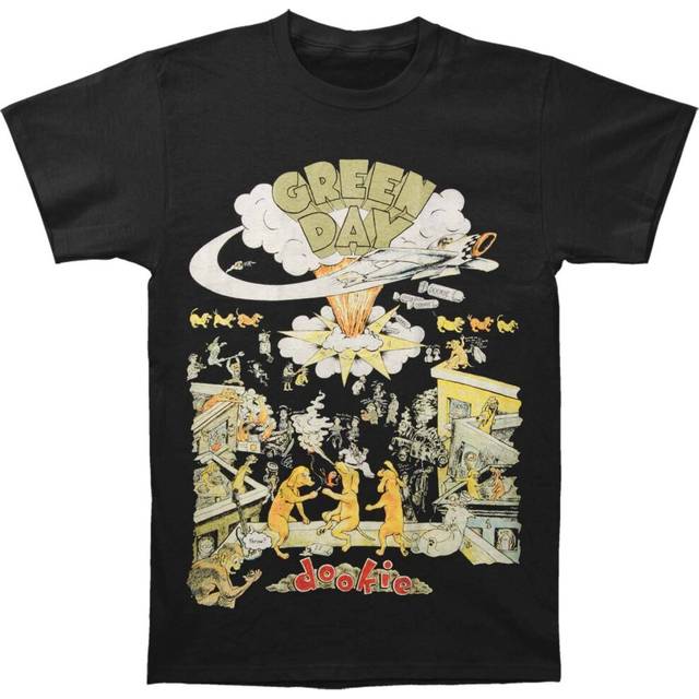 (2XL, Black) Green Day Unisex Adult 1994 Tour T-Shirt