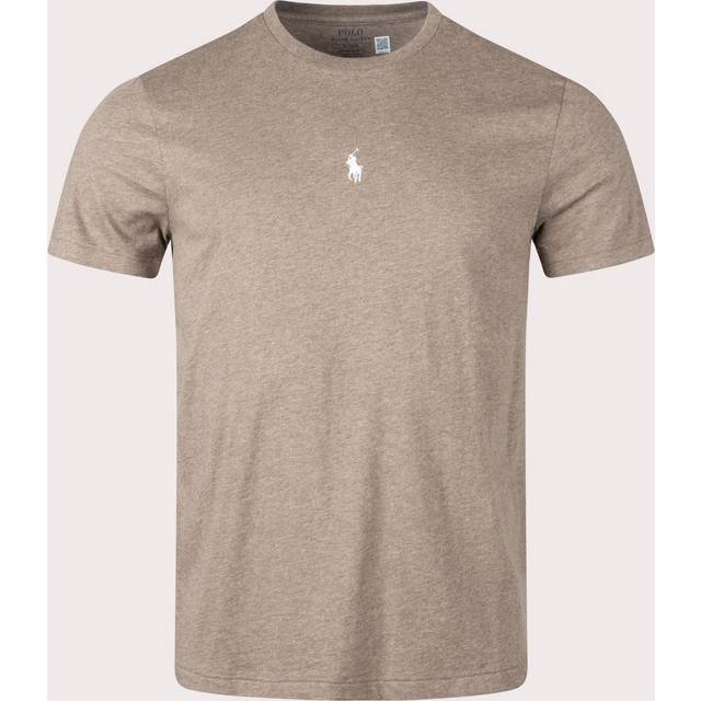 Ralph lauren polo custom slim fit t-shirt brown men's for him