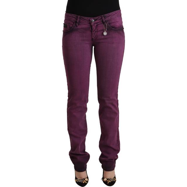 Costume National, Jeans, Dame, Lilla, W29, Denim, Lilla Slim Fit Denim Jeans