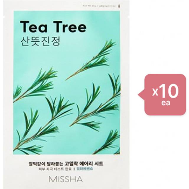 MISSHA - Airy Fit Sheet Mask - Tea Tree - 1pc (10ea) Set