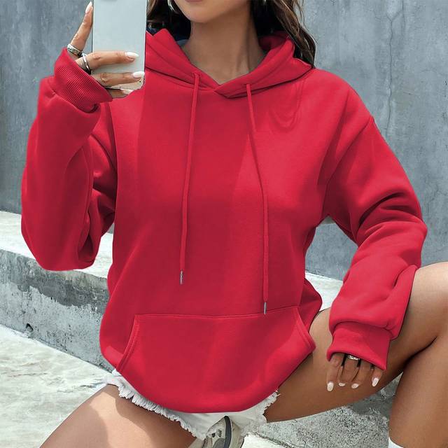 INAWLY Women&#39;s Drawstring Hooded Sweatshirt,Long Sleeve Tops