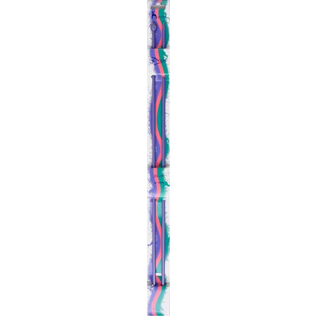 Pony Pearl Coloured Plastic Knitting Needles - 35cm x 4.00mm (P33628)