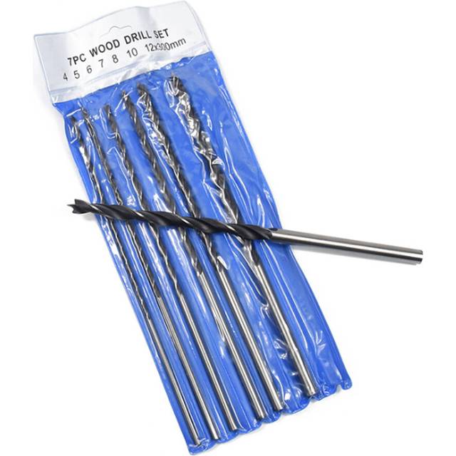 7PCS 300mm Long Wood Drill Bit Set High-carbon Steel Wood Drill Bit