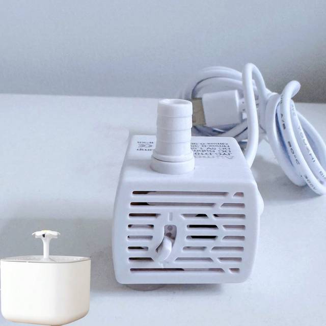 SHEIN 1pc Mini Usb Water Pump Suitable For Pet Water Fountain And Aquarium Pump
