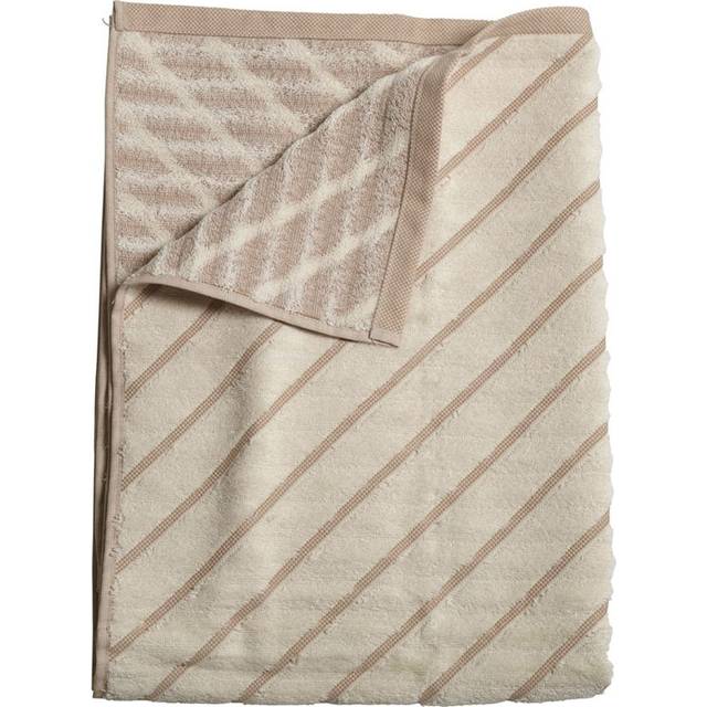Masumi Rand Frottéhandduk Puder 70x140