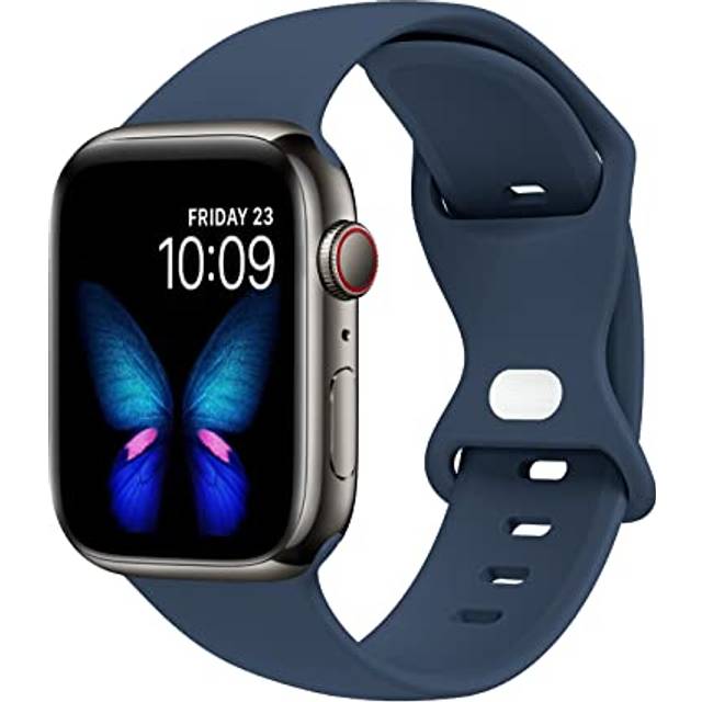 Tighesen Sport Bands Compatible with Apple Watch Band Ultra 2/Ultra SE Series 9/8/7/6/5/4/3/2/1 38mm 40mm 41mm 42mm 44mm 45mm 49mm S/M M/L for Women/M