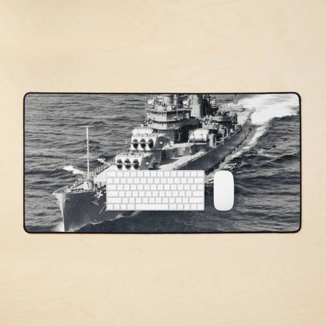 Desk Mat USS SAINT PAUL (CA-73) SHIP'S STORE Large Gaming Mouse Pad 35x16 inch