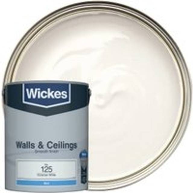 Wickes Vinyl Matt Emulsion Paint - Victorian White No.125 - 5L