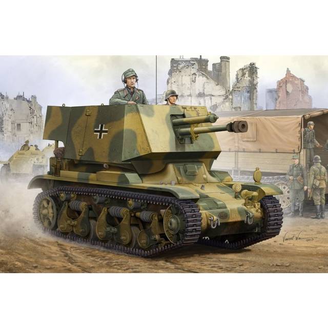 HBB83807 - Hobbyboss 1:35 - 4.7cm Pak(t) Sfl.auf Fgst. Pz.Kpfw.35 R 731