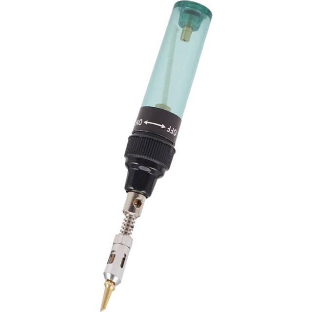 Cordless Torch Soldering Iron MT-100 Butane Gas Soldering Iron Pen(Green)