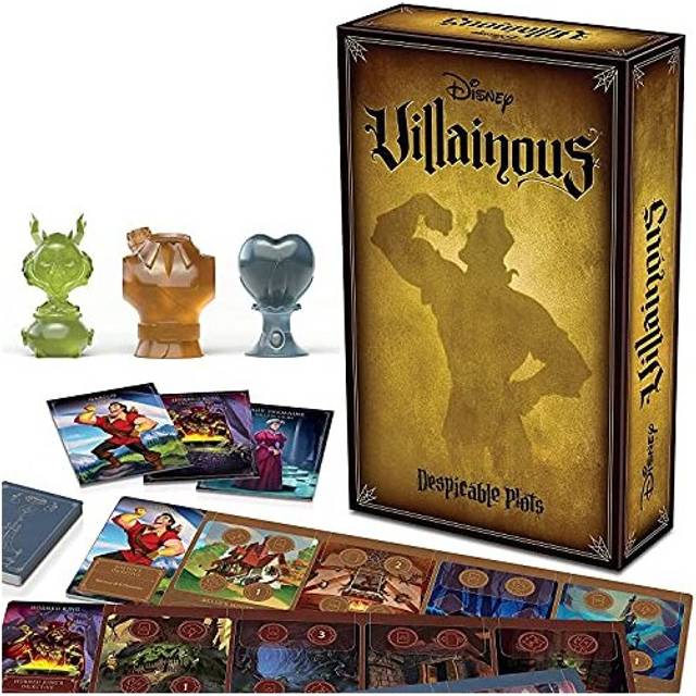 Disney Villainous Despicable Plots - Family Board Game for Adults and Kids Age 10 and Up - Play as Stand-Alone or Expansion to the Villainous Strategy