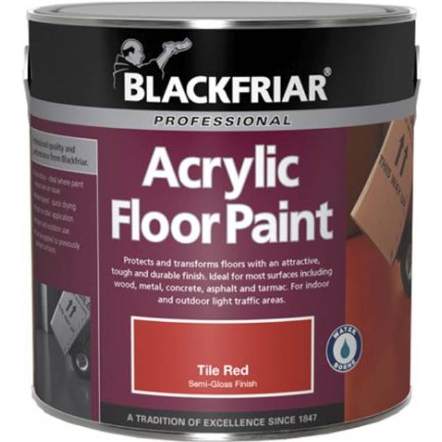 Blackfriar Acrylic Floor Paint Tile Red 2.5L