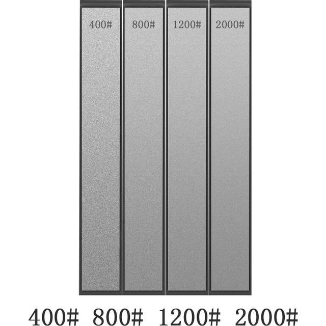 (a-Black knife harpener) Diamond sharpening stone 4pcs/set 80-3000 grit Honing knife sharpener sharpening system fixed knife sharpener Correction Ston