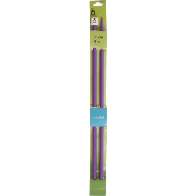 Pony Classic Coloured Plastic Knitting Needles - 35cm x 8.00mm (P57667)