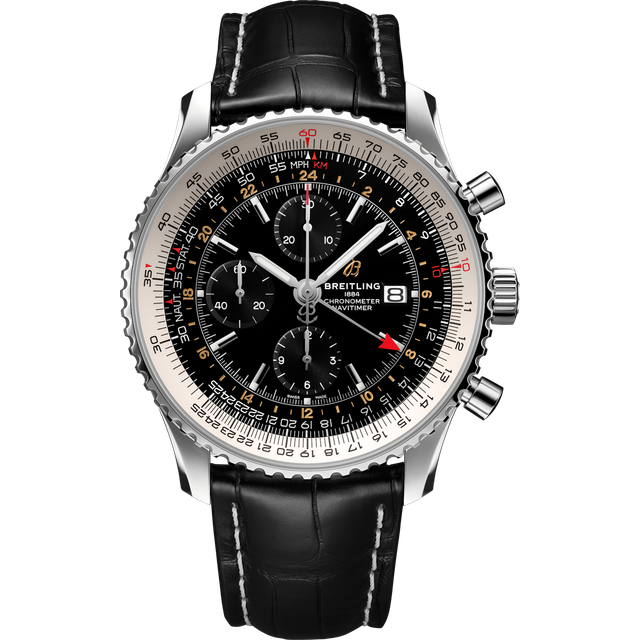Breitling Watch Navitimer 1 Chronograph GMT 46 - Black