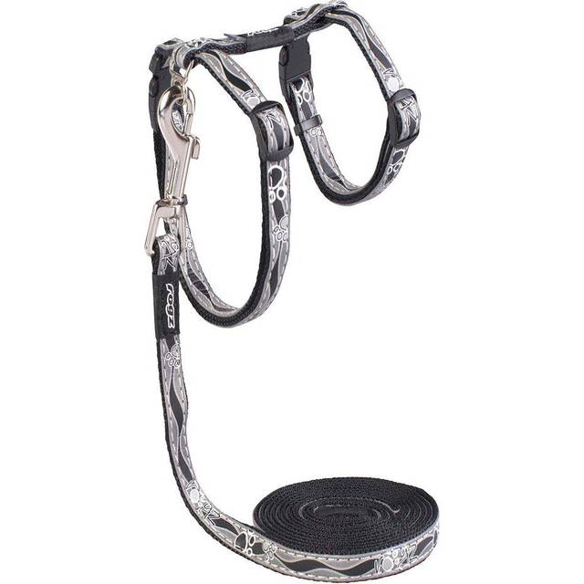 ROGZ NATTKATTSELE MED KOPPLING - Svart 19.8-30 cm