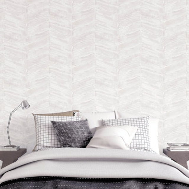 Galerie Utopia Plain Texture White Wallpaper G67771, White