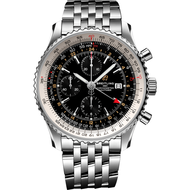 Breitling Watch Navitimer 1 Chronograph GMT 46 - Black