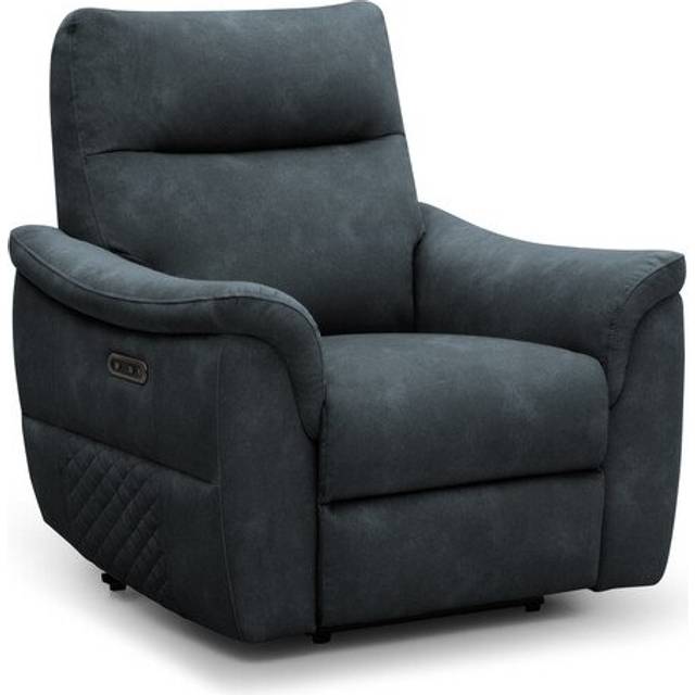 Dexter Shadow Fabric Sofas - Electric Recliner Armchair - Aldo Range - Oak Furnitureland