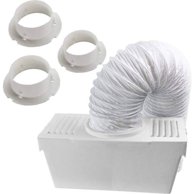 Tumble Dryer Vent Hose Condenser Kit with 3 x Adapters for Whirlpool (1.2m)