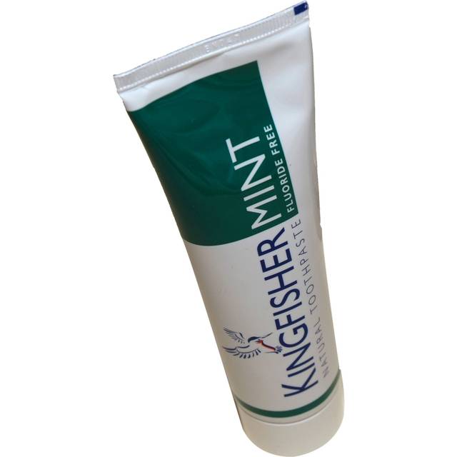 Kingfisher 100 ml mint fluorid fri tandpasta – 3-pack