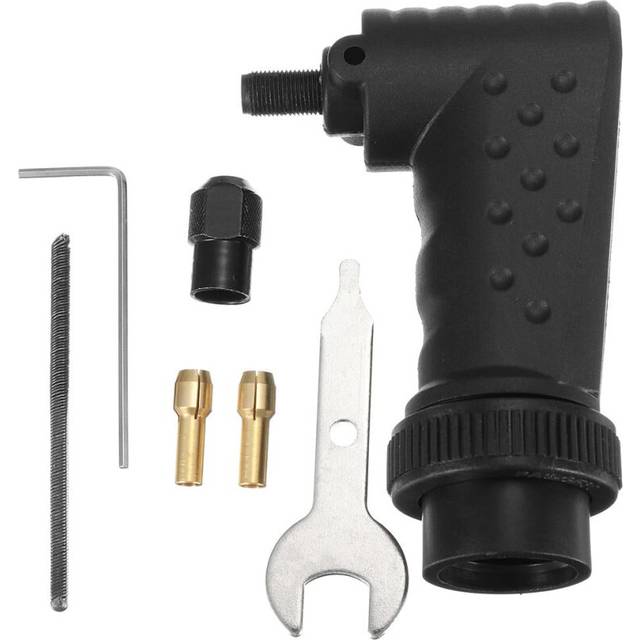 Right Angle Rotary Tool Adapter Attachment Right Angle Converter Kit for Dremel Electric Grinder