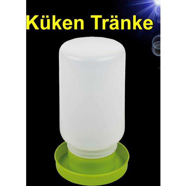 Plastic drinking trough for poultry Nobby Pet - Blanc