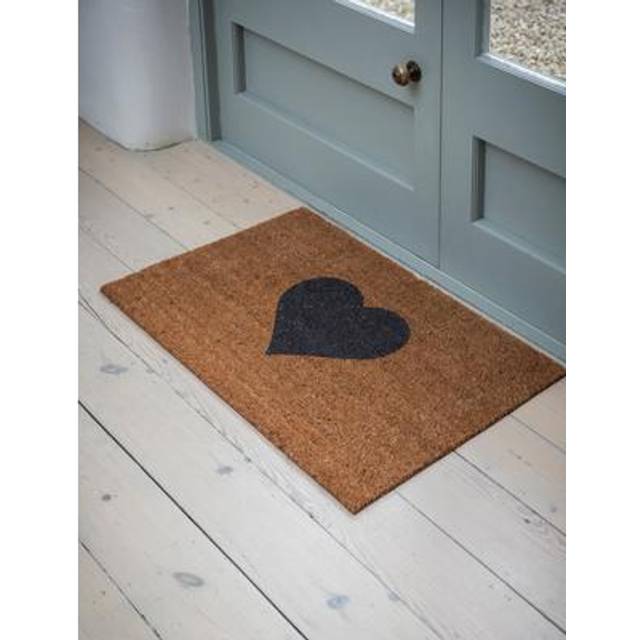 Heart Doormat Large Natural - Neutral