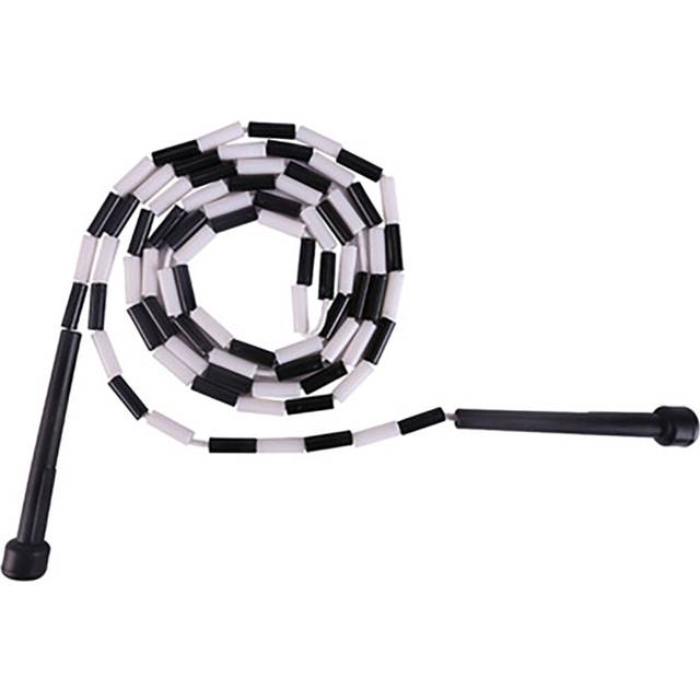 Skipping Rope Energy Bar Handle Straight Bamboo Skipping Thick Beaded Fitness Jump